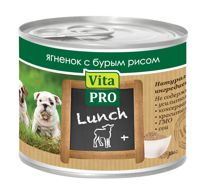 Влажный корм для щенков Vita Pro Puppy lamb, brown rice с ягненком и бурым рисом 0,2 кг
Влажный корм для щенков Vita Pro Puppy lamb, brown rice с ягненком и бурым рисом 0,2 кг