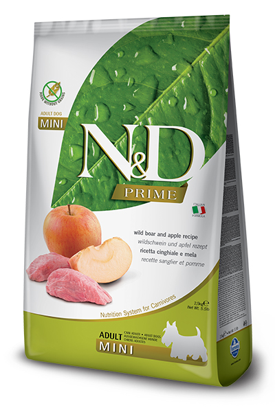 Сухой корм для собак Farmina N&D Prime Adult Mini беззерновой с кабаном и яблоком 7 кг
Сухой корм для собак Farmina N&D Prime Adult Mini беззерновой с кабаном и яблоком 7 кг