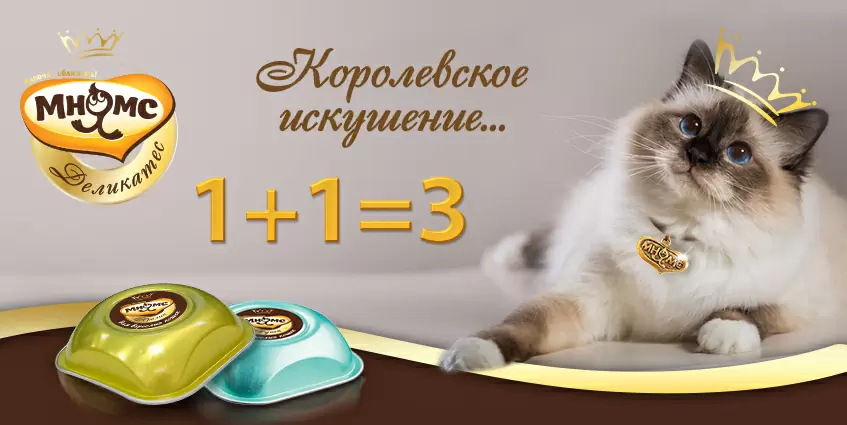 Мнямс 1+1=3