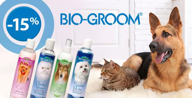Скидка 15% на всю продукцию BIO-Groom
