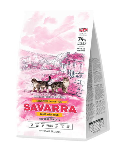 

Сухой корм для кошек Savarra Sensitive 2 кг