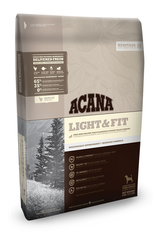 

Сухой корм для собак Acana Heritage Light&Fit 2 кг