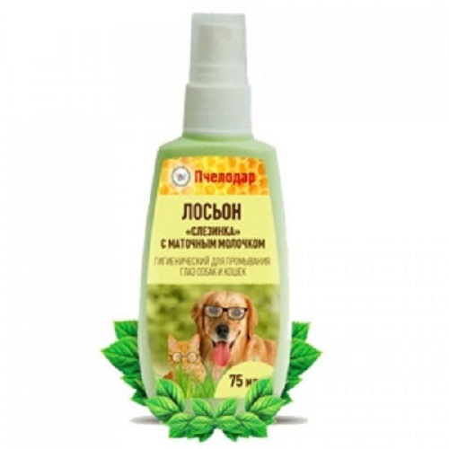 Лосьон для глаз для кошек и собак Pchelodar Слезинка 50 мл