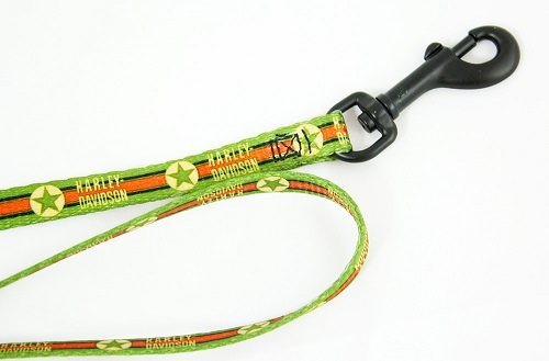 Поводок Pride Harley Davidson Harley Davidson с логотипом винтаж Милитари Стар нейлон 120x1 длина 120 см 332₽