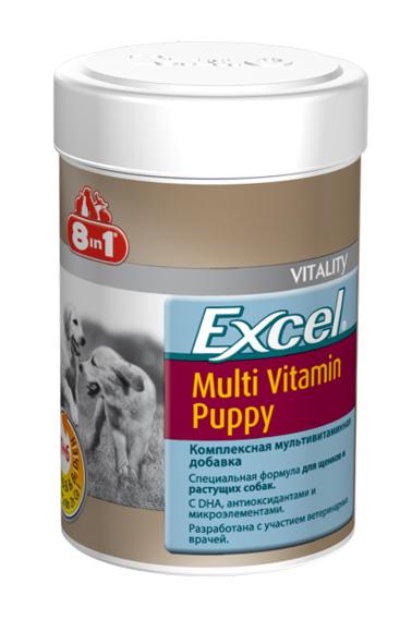 Витаминно-минеральная добавка для собак 8 in1 Excel Multi Vit Puppy для щенков таблетки 100 таб