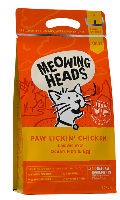 

Сухой корм для кошек Barking Heads с курицей и рисом "Куриное наслаждение" 1,5 кг