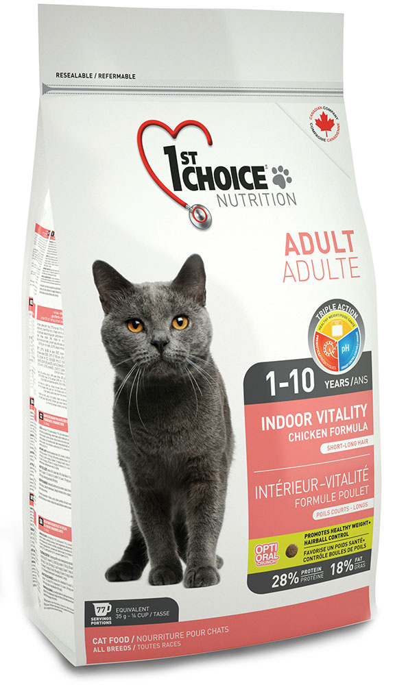 

Сухой корм для кошек 1st Choice Indoor Vitality with Chicken Cat 10 кг