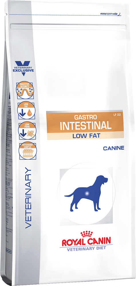 Сухой корм Royal Canin Gastro Intestinal Low Fat LF22 диета для собак 1,5 кг
