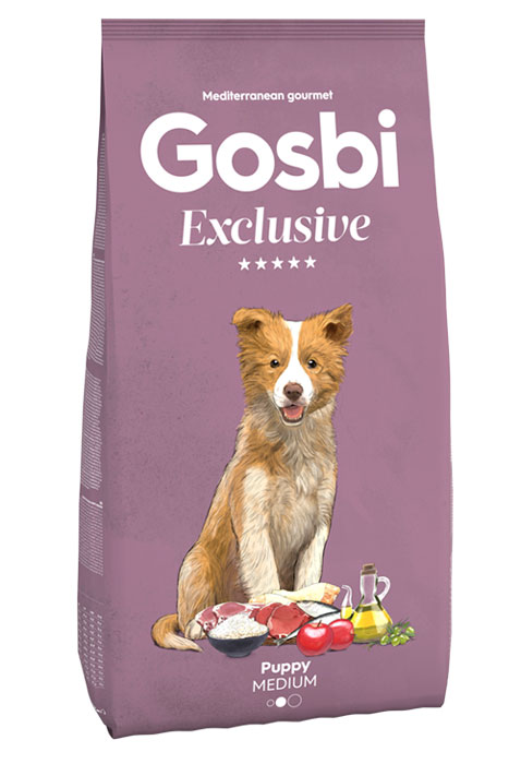 

Сухой корм для щенков Gosbi Exclusive Puppy Medium для средних пород 12 кг