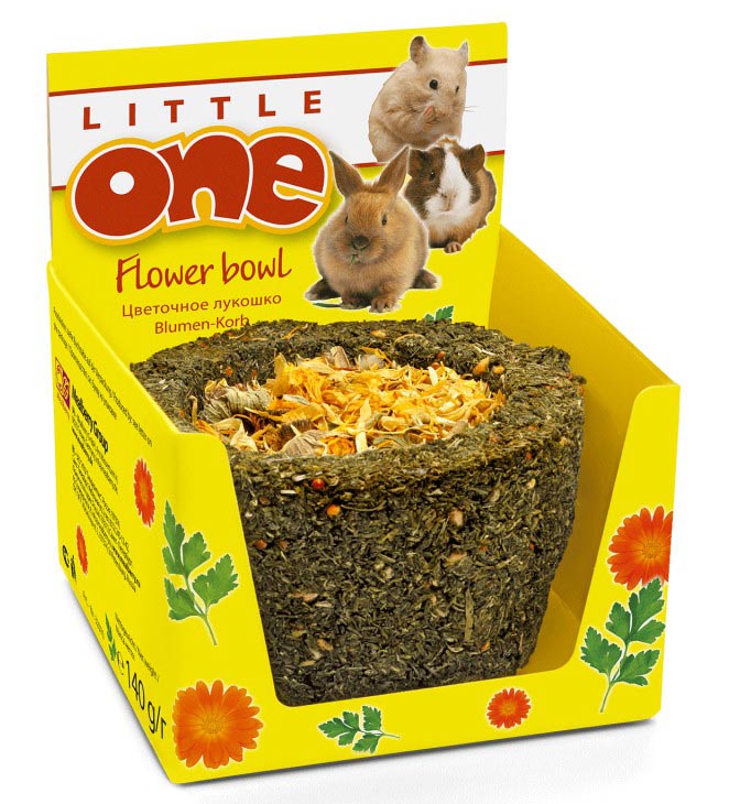 Лакомство для грызунов Little One Цветочное лукошко 012 кг 242₽