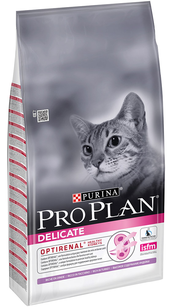 

Сухой корм для кошек Purina Pro Plan Delicate Feline Turkey 0,2 кг