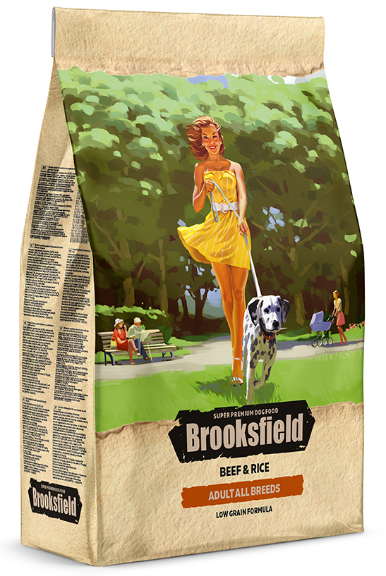 

Сухой корм для собак Brooksfield Adult Dog All Breeds Beef Говядина и рис 3 кг