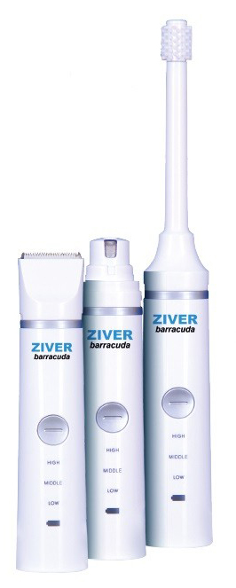 

Триммер для собак Ziver мультифункциональный 3 в 1 для стрижки собак аккумуляторно-сетевой 214 barracuda 10Вт Li-Ion аккумулятор без эффекта памяти USB зарядка керамический нож 3 скорости триммер гриндер зубная щётка белый