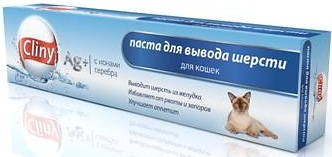 Витаминно-минеральная добавка для кошек Cliny для выведения шерсти паста 30 мл 197₽