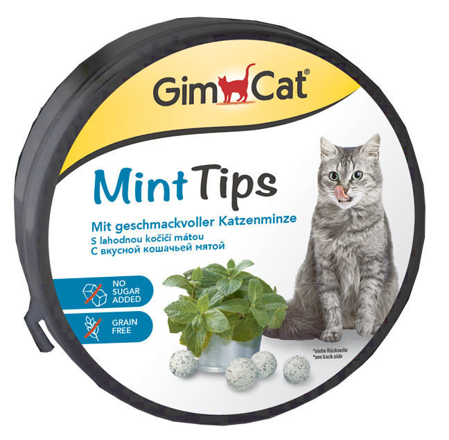 Витаминно-минеральная добавка для кошек Gimborn Gimcat МинтТипс таблетки 200 г 