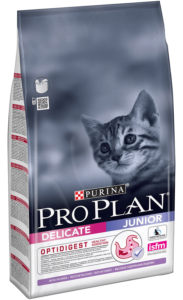 

Сухой корм для котят Purina Pro Plan Junior Kitten Delicate with Turkey 1,5 кг