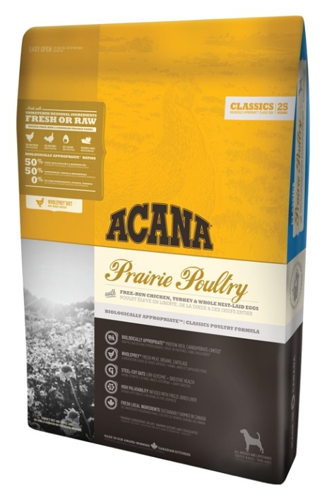 

Сухой корм для собак Acana Classics Prairie Dog Poultry 2 кг