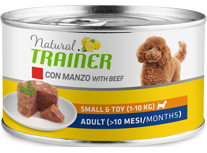 

Влажный корм для собак Trainer Natural Small & Toy Adult with Beef 0,15 кг