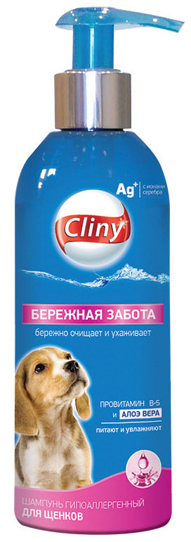 

Шампунь для собак Cliny K305 Бережная забота для щенков 200мл 200 мл