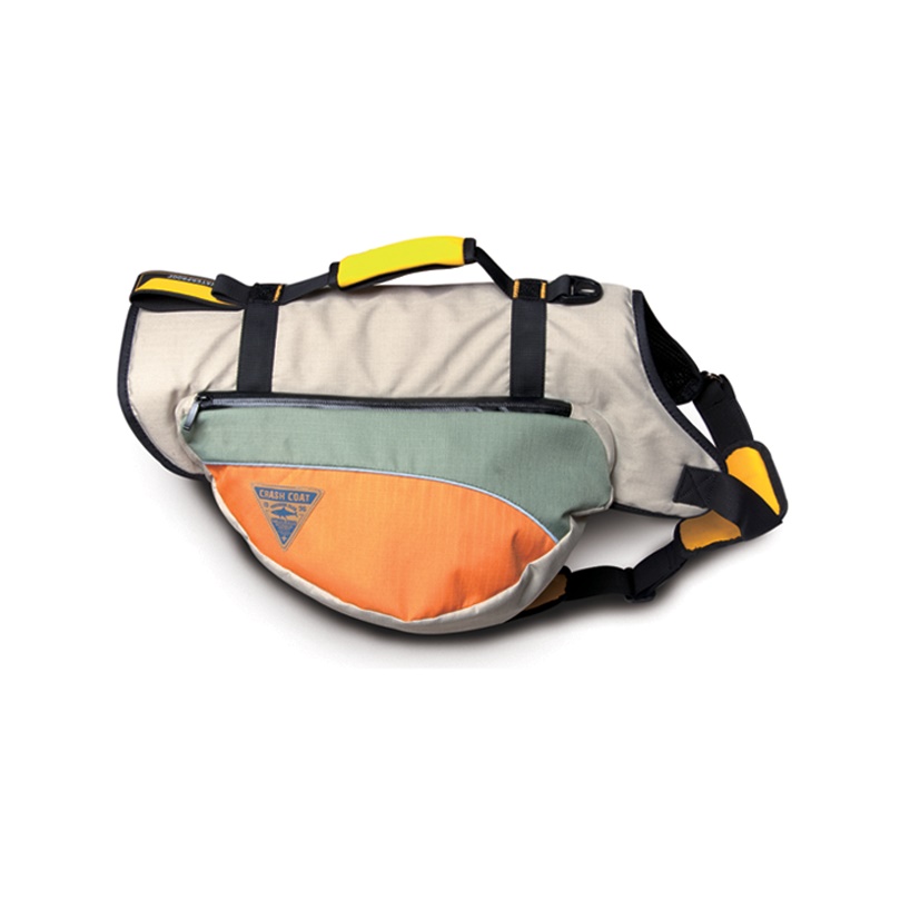 Комбинезон жилет для собак Katsu Вояж с сумкой унисекс полиэстер серо-голубой m 1414₽