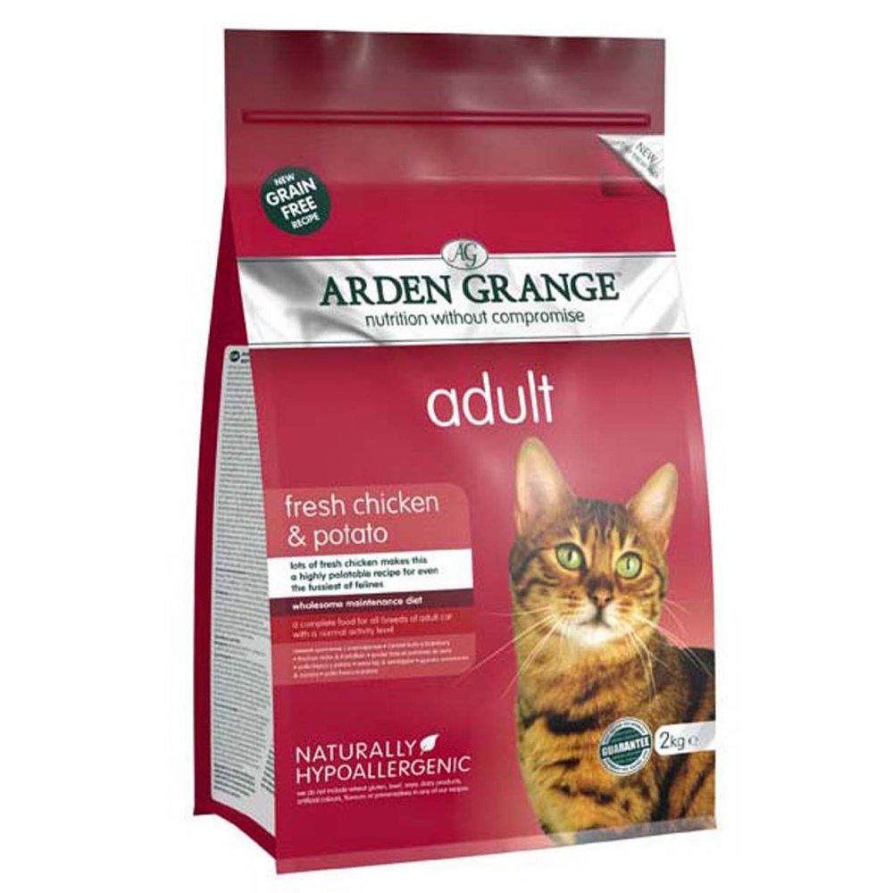 

Сухой корм для кошек Arden Grange Adult Cat Chicken&Potato 2 кг