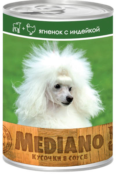 

Влажный корм для собак Vita Pro Adult lamb, Turkey кусочки в соусе с ягненком и индейкой 0,405 кг