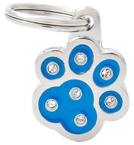 Брелок My Family chic Лапка голубой средний 272₽
