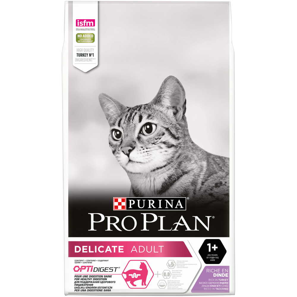 Сухой корм для кошек Purina Pro Plan Delicate Feline Lamb 04 кг 420₽