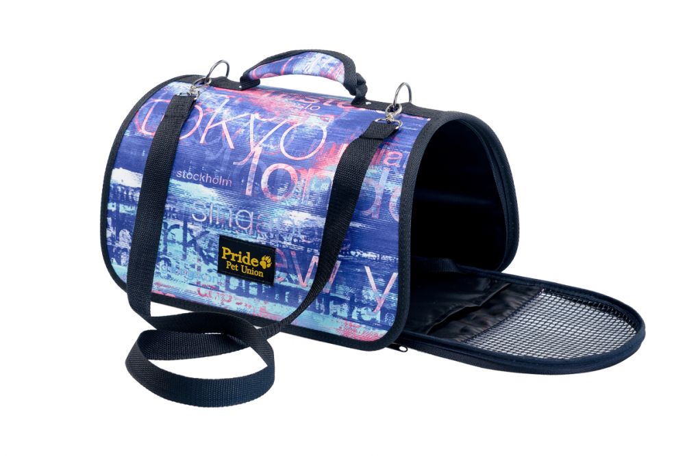 Переноска для собак Pride МЕГАПОЛИС 2 для миниатюрных пород цветной 37x22x21 1077₽