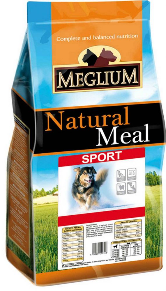 

Сухой корм для собак Meglium Adult Sport 15 кг