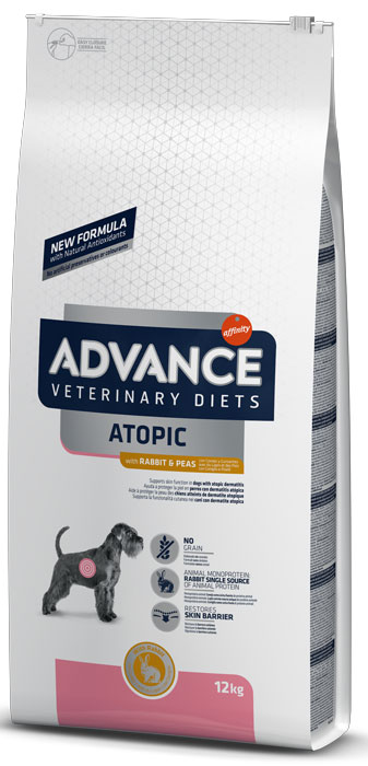 

Сухой корм Advance Avet Dog Atopic Med and Max Rabbit беззерновой при дерматозах и аллергии с кроликом диета для собак 12 кг