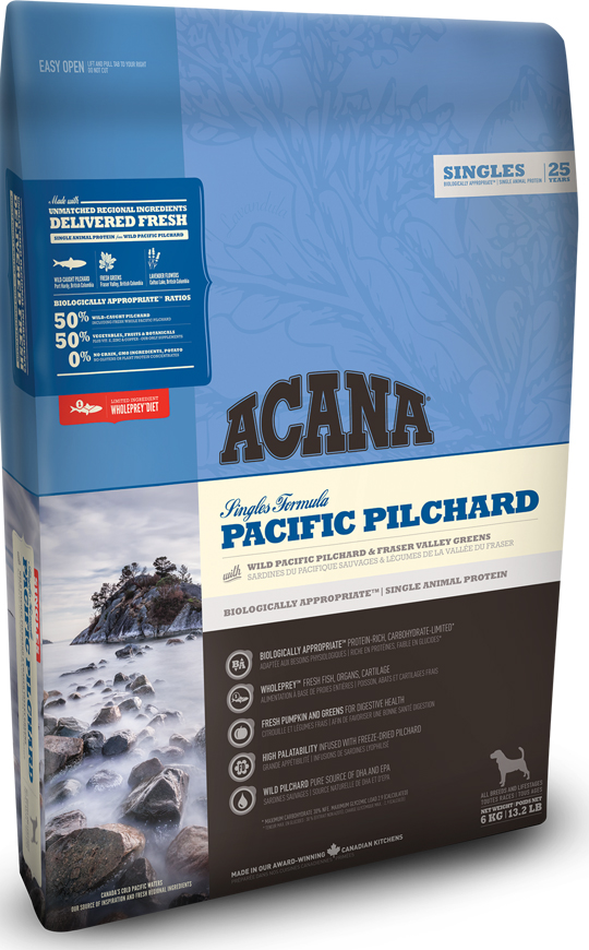 

Сухой корм для собак Acana Singles Dog Pacific Pilchard 6 кг