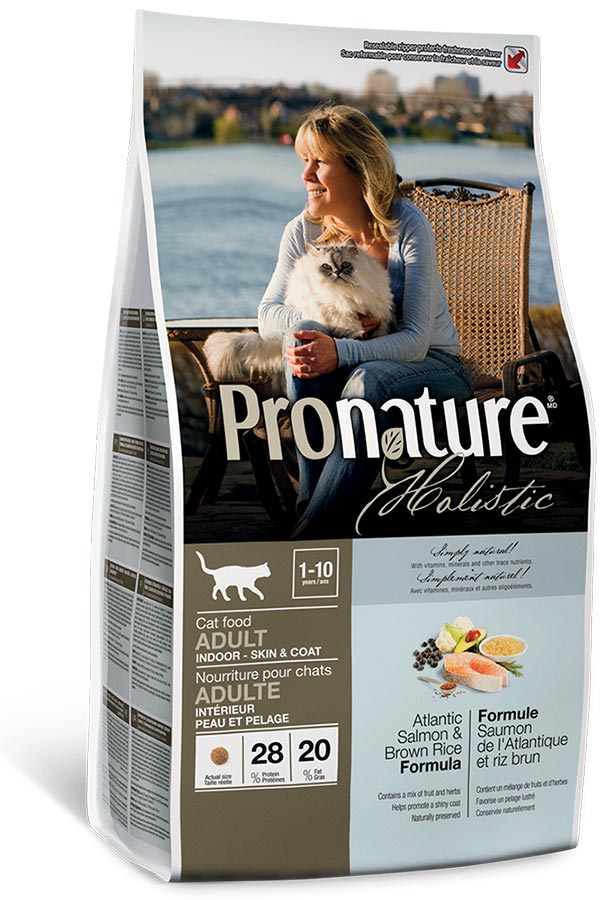 

Сухой корм для кошек Pronature Atlantic Salmon & Brown Rice 0,34 кг