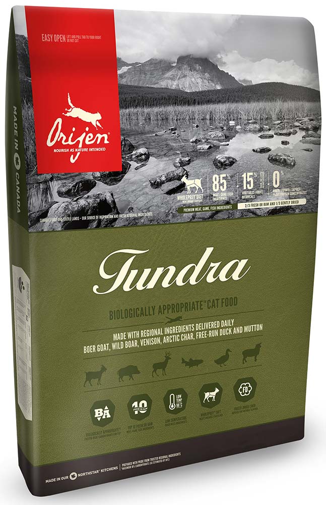

Сухой корм для кошек Orijen Cat Tundra 85/15 0,34 кг