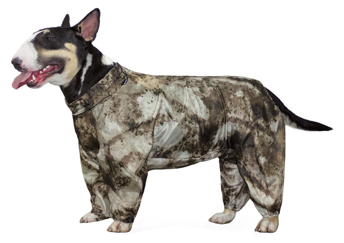 Комбинезон для собак Gamma зимний бультерьер унисекс болонь разноцветный 48 см 1222₽