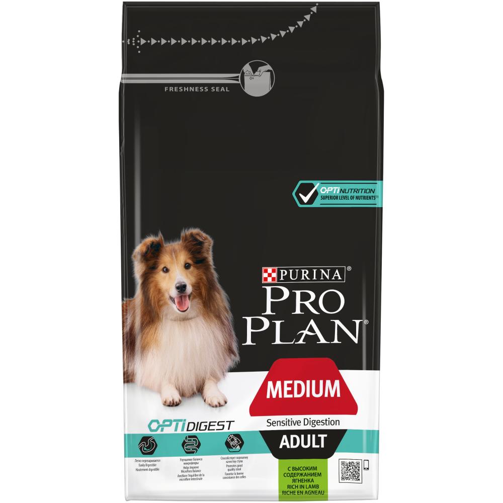 

Сухой корм для собак Purina Pro Plan Medium Adult Sensetive Digestion 14 кг