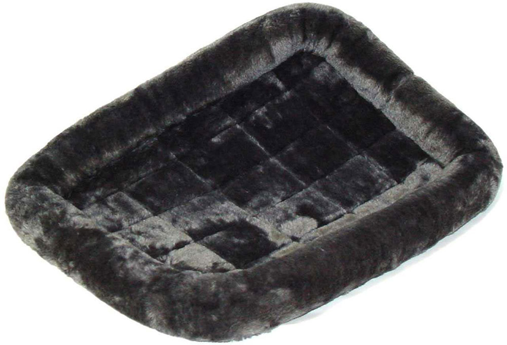 Лежанка для собак Midwest Pet Bed меховая серый 61x46 1636₽