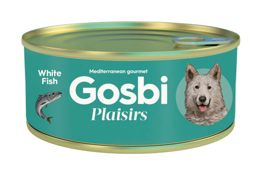 

Влажный корм для собак Gosbi Plaisirs White Fish с белой рыбой 0,185 кг