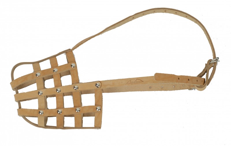 Намордник Аркон сетчатый натуральный кожа 30 см 642₽