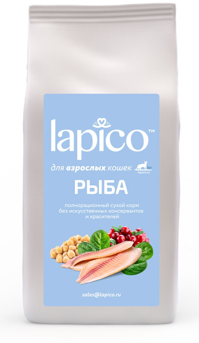 

Сухой корм для кошек Lapico Advanced c рыбой 8 кг