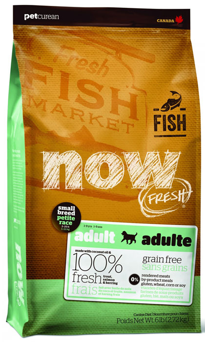 

Сухой корм для собак Now FRESH Grain Free Small Breed Recipe Fish Grain Free 5,45 кг