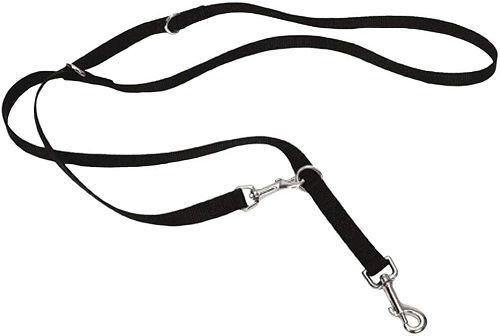 Ошейник Pride ПЕРЕСТЕЖКА цвет черный BLK 1,8 м