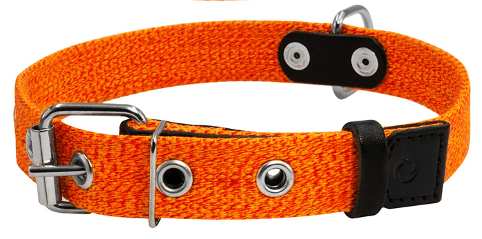 Ошейник Collar тесьма 20мм x 31-41см оранжевый хлопок 